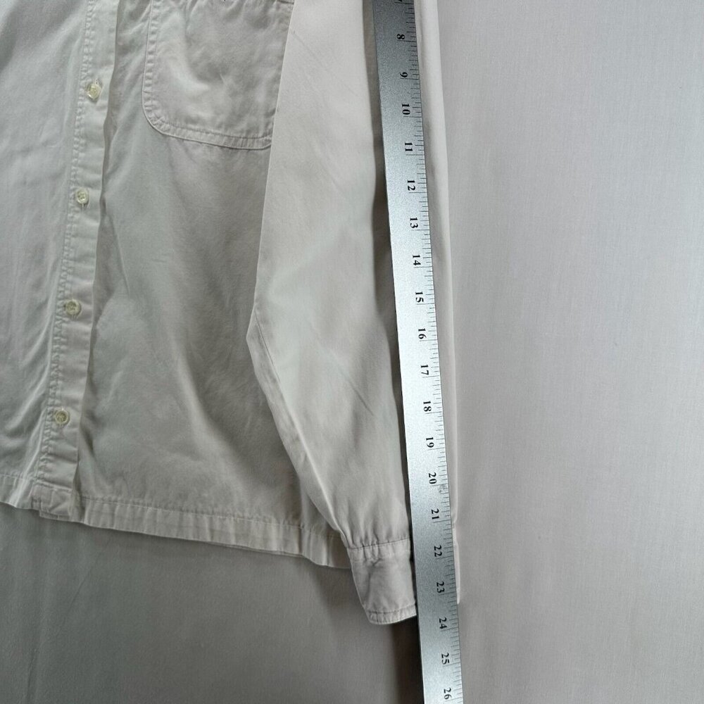 Cabin Creek Vintage Shirt Womens Sz M Long Sleeves Embroidered Button Up White - Picture 9 of 12